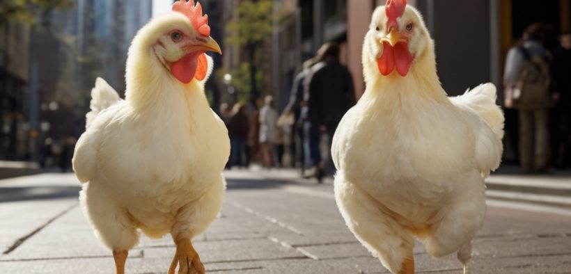Chickens and saida