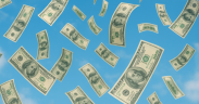 flying dollars