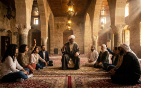 ابن_رشد_في_الجامع_العمري