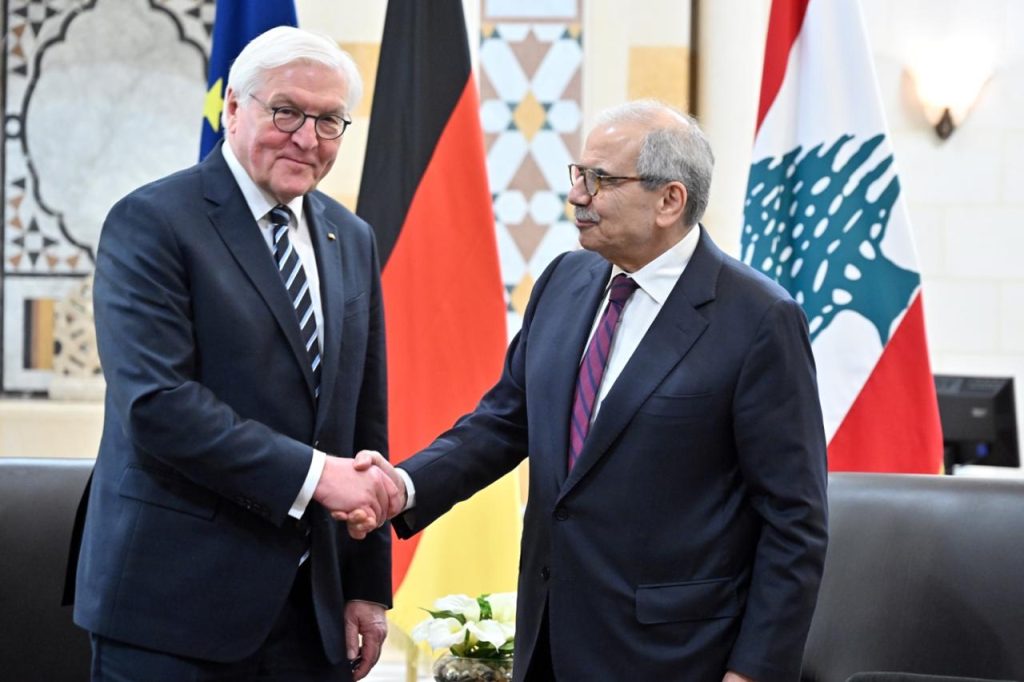 German president in lebanon2