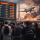 Crisis at Dubai airport departure gate