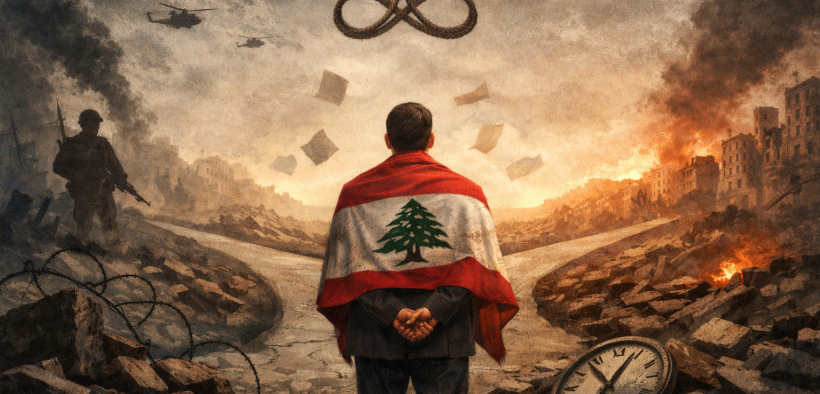 Crossroads of fate amidst destruction