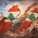 Divided Lebanon conflict and destruction