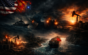 Global maritime tensions in fiery waters