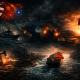 Global maritime tensions in fiery waters