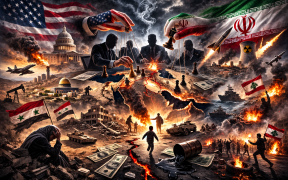 Puppets of power in a burning world