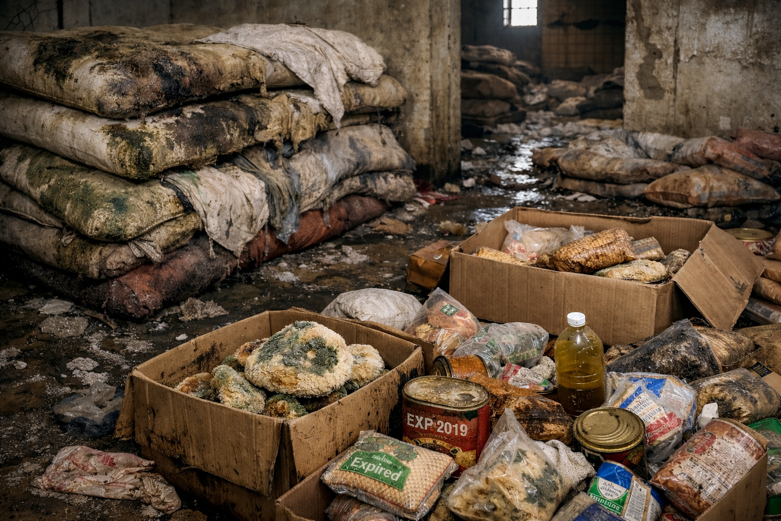 storage of decayed supplies