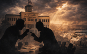 Tension at Sidon Municipality building