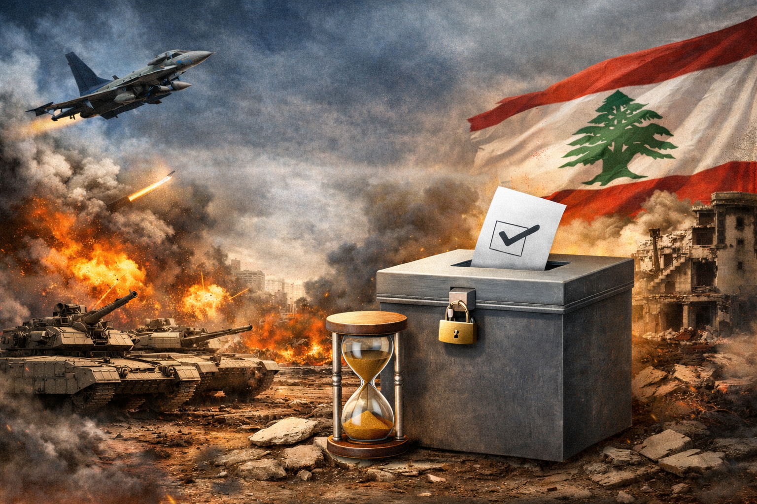 Tension in the ruins of conflict