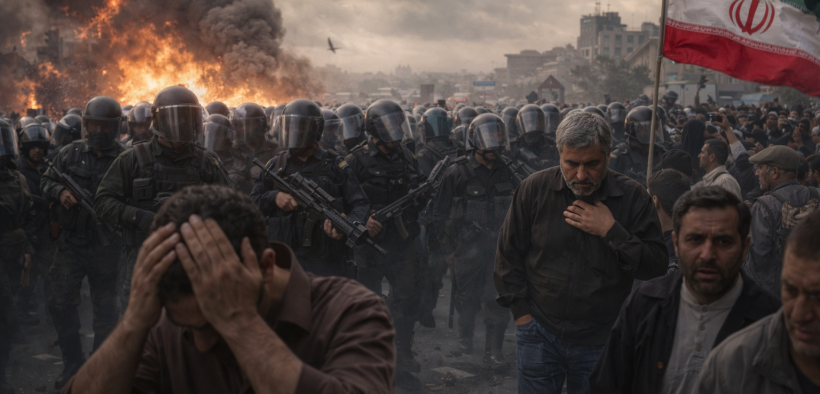 Tension in the streets of Iran