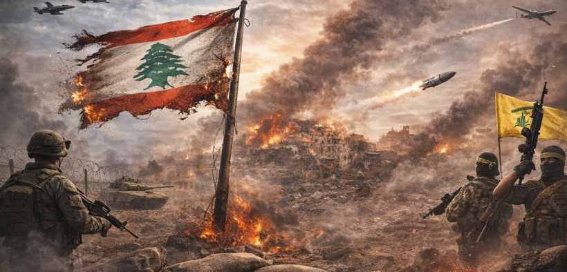 War-torn Lebanon conflict and devastation