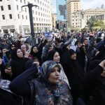 Hezbollah demonstration in downtown Beirut
