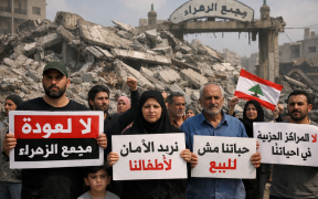 Protest against Al-Zahraa Complex reconstruction