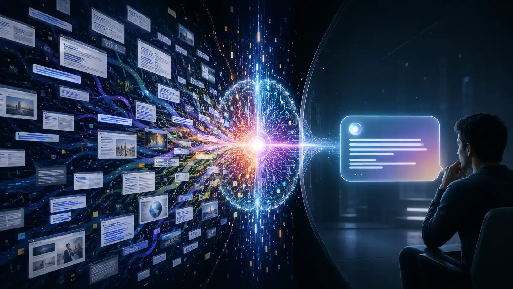 Information flow to AI clarity