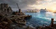 Decay and opportunity by the shore