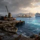 Decay and opportunity by the shore