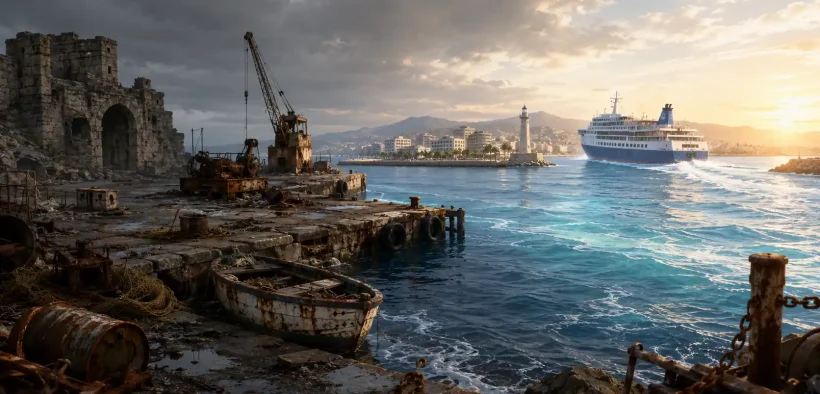 Decay and opportunity by the shore