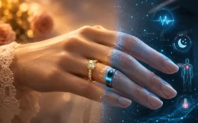 Romantic meets futuristic with smart ring