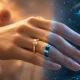 Romantic meets futuristic with smart ring