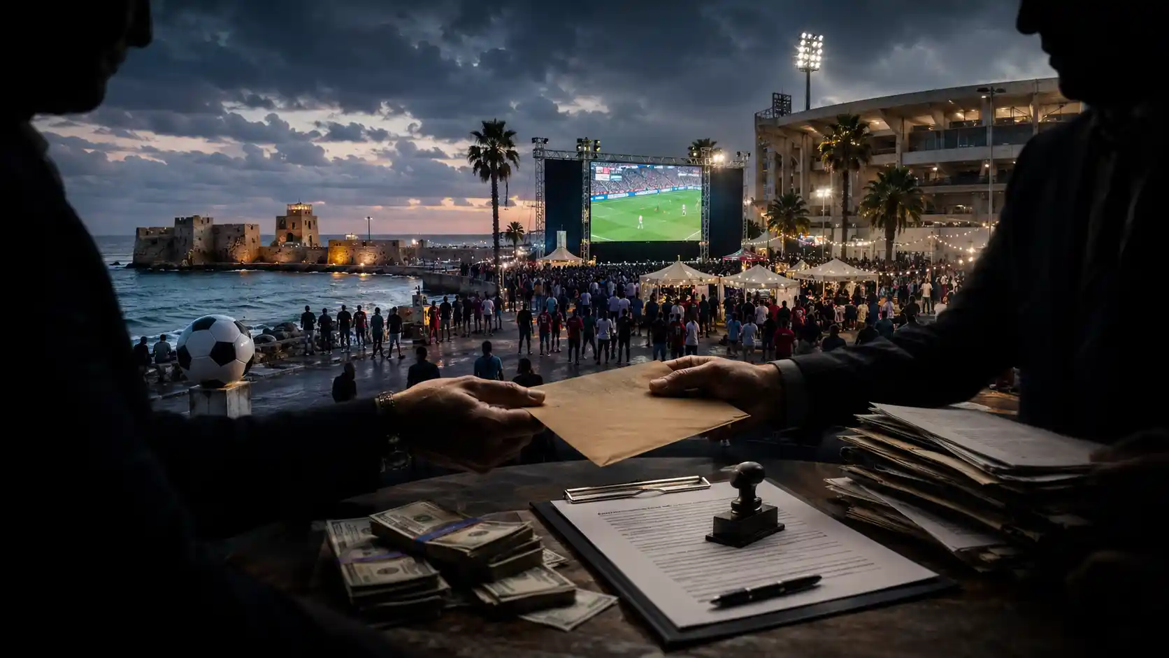 Secretive deal at coastal festival