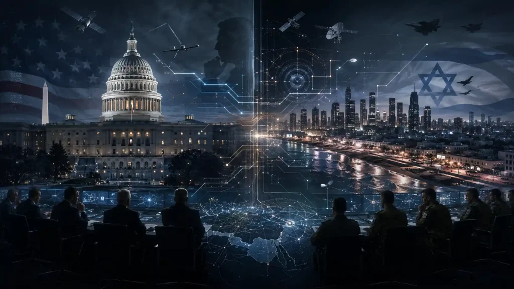 Geopolitical strategy and surveillance networks