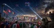 International sports event under surveillance