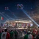 International sports event under surveillance