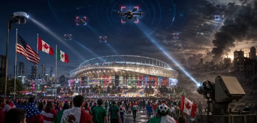 International sports event under surveillance