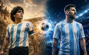 Legendary soccer eras united in play