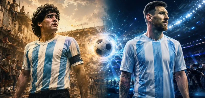 Legendary soccer eras united in play