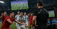Tense moments VAR review in action