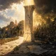 The divided cityscape of fate
