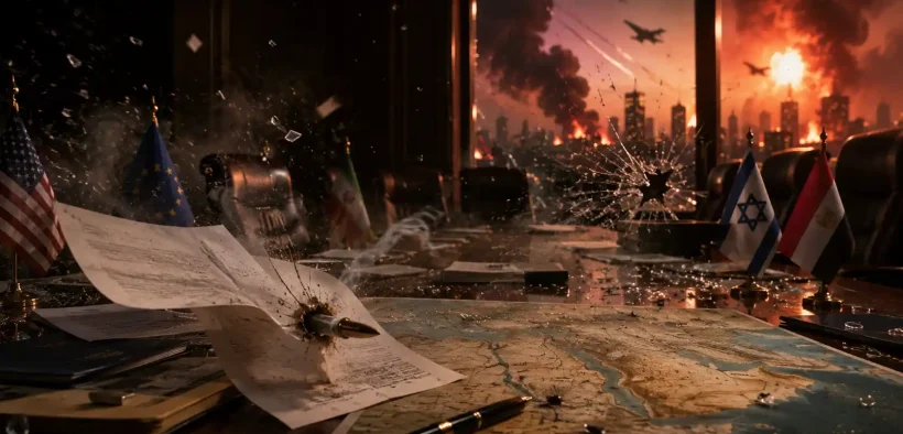 War room under attack during crisis