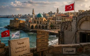 Golden Hour over Sidon’s Historic Port