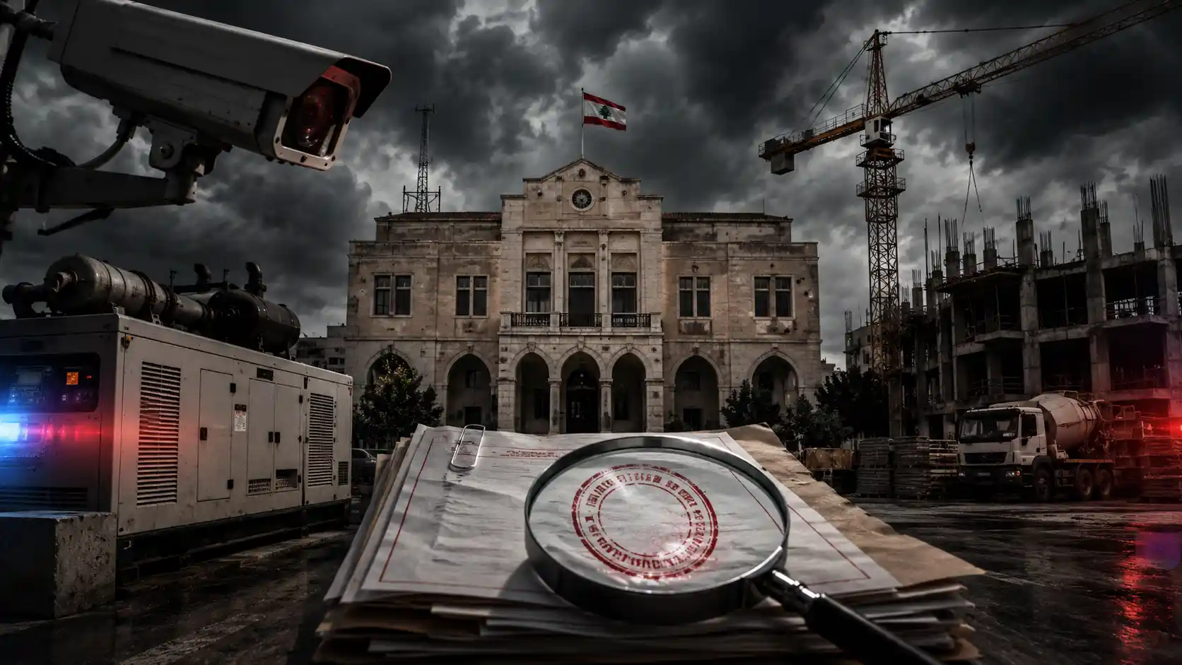 Stormy Municipal Audit Scene