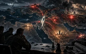 A Dystopian War Map