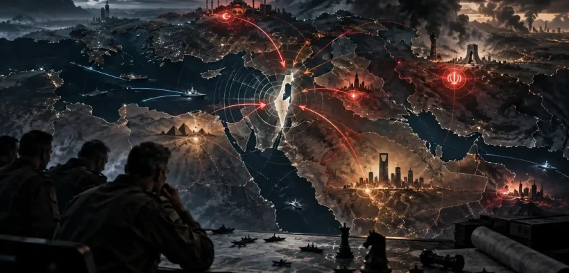 A Dystopian War Map