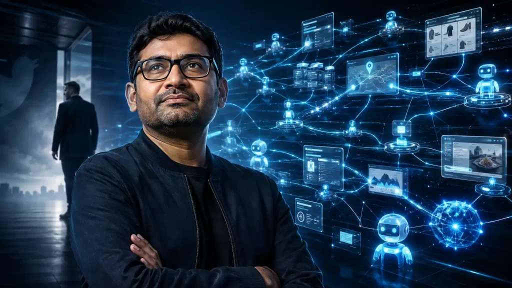 Futuristic AI Network Interface
