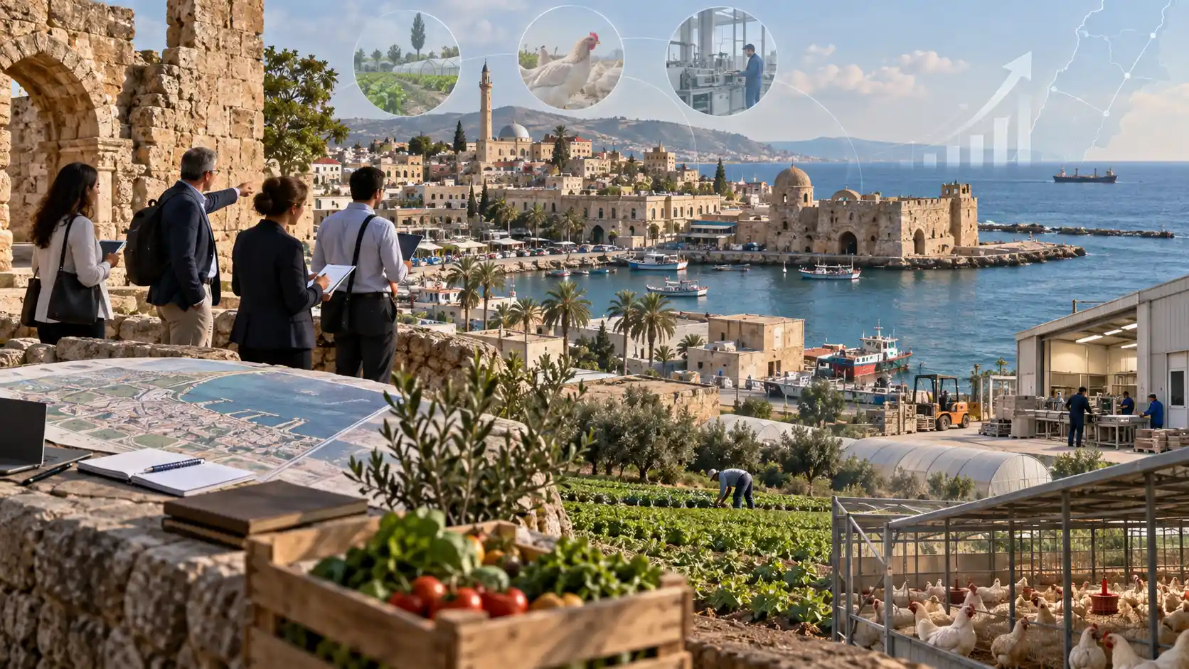 Mediterranean Harbor Growth Panorama