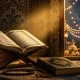 Serene Quranic Still Life by Lanternlight