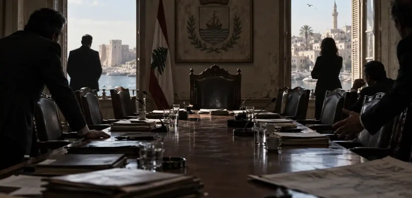Tense Council Chamber Overlooking the Harbor