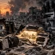 Censored Truth Amid Urban Ruins