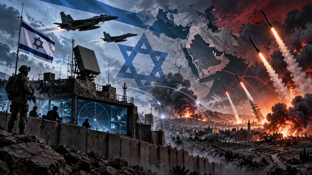 Cinematic Air Defense Over the Middle East
