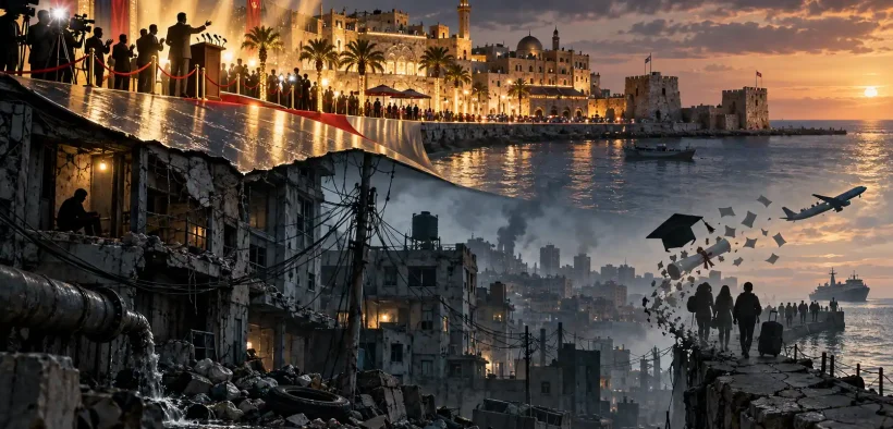 Gilded Harbor, Shattered Futures