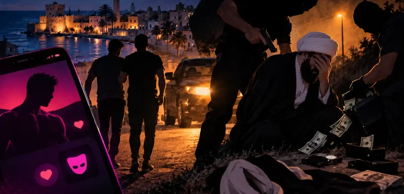 Gritty Waterfront Night Arrest Scene